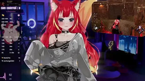 LewdFoxy_VT webcam model stream image